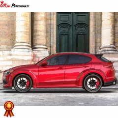 OKing Style Carbon Fiber Roof Spoiler For Alfa Romeo Stelvio 2017-2019