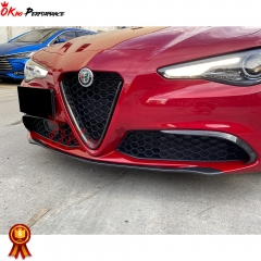 A Style Carbon Fiber Front Lip (Small One) For Alfa Romeo Giulia Base Ti 2016-2023