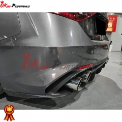 Quadrifoglio Style PP Rear Bumper For Alfa Romeo Giulia 2016-2023