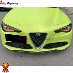 Dry Carbon Fiber Front Lip For Alfa Romeo Giulia Base Ti 2016-2023