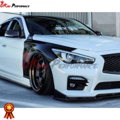 Vents Style Forged Carbon Fiber Fender For INFINITI Q50 2013-2024