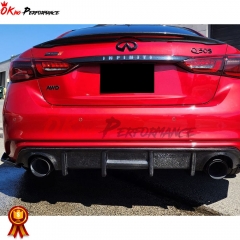 Sport Style Carbon Fiber Rear Diffuser For INFINITI Q50 2013-2024