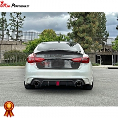 CSL Style Carbon Fiber Rear Trunk For INFINITI Q50 2018-2024