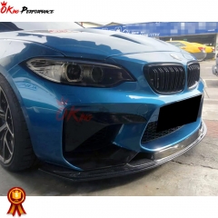 MTC Style Carbon Fiber Front Lip For BMW F87 M2 2016-2019