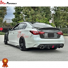 CSL Style Carbon Fiber Rear Trunk For INFINITI Q50 2018-2024