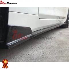 Carbon Fiber Side Skirt For INFINITI Q50L 2013-2024