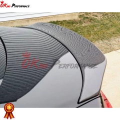 CT1 Style Carbon Fiber Trunk Spoiler Rear Wing For Infiniti Q50 Q50S 2013-2024