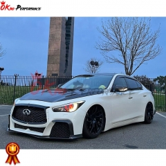 Oking Style Carbon Fiber Hood For Infiniti Q50 2013-2024