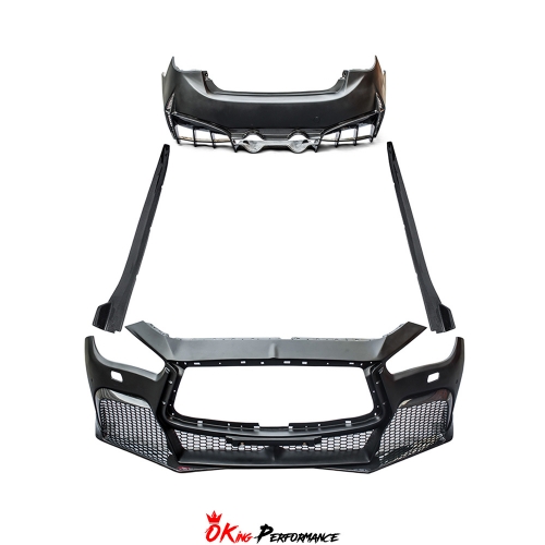 Project Black S Concept Style Partial Carbon Fiber Body Kit For Infiniti Q50 2013-2024