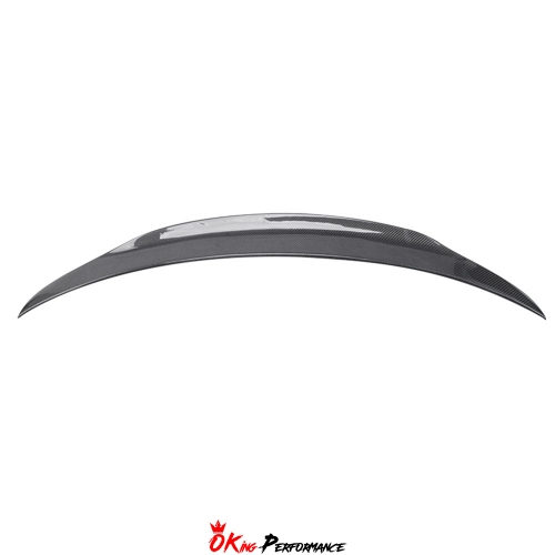 Ducktail Style Carbon Fiber Trunk Spoiler Rear Wing For Infiniti Q50 Q50S 2013-2024