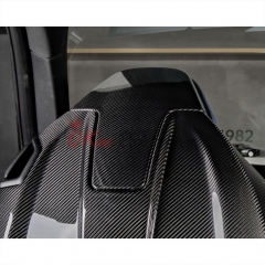 Dry Carbon Fiber Seat Headrest Back Cover Trim Kits For BMW M2 M3 M4 G87 G80 G81 G82 G83