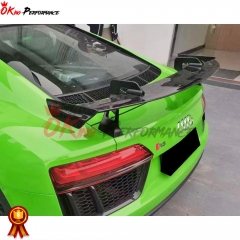 Oking Performance Style Dry Carbon Fiber Rear Spoiler GT Wing For Audi R8 2016-2024