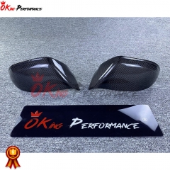 Carbon Fiber Mirror Cover For Audi RS6 RS7 2015-2019