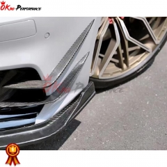 TAKD Style Dry Carbon Fiber Canards For Audi A7 S7 C8 2019-2024