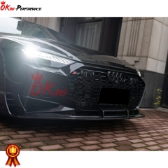 ABT Style PP & Carbon Fiber Front Bumper For Audi A7 S7 C8 2019-2023