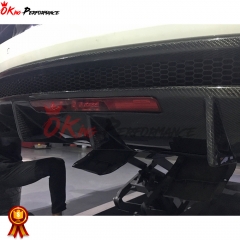 OKing Style Carbon Fiber Rear Diffuser For Audi R8 V10 2010-2015
