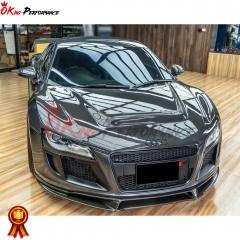 PPI Style Carbon Fiber Hood For Audi R8 2007-2015