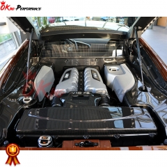Dry Carbon Fiber Replacement Engine Bay Set For Audi R8 V8 V10 2007-2015