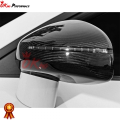 ABS + Carbon Fiber Replacement Mirror Cover For Audi R8 2007-2012