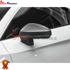 Dry Carbon Fiber Replacement Mirror Cover For Audi R8 2016-2024