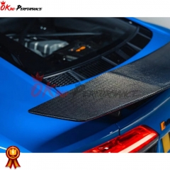 Vorsteiner Style Dry Carbon Fiber Rear Spoiler GT Wing For Audi R8 2016-2024