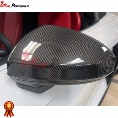 ABS + Carbon Fiber Replacement Mirror Cover For Audi R8 2016-2024