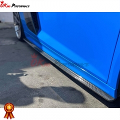 Performance Style Carbon Fiber Side Skirt For Audi R8 V10 2016-2019