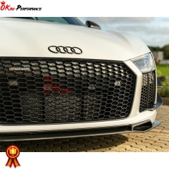 Performance Style Dry Carbon Fiber Front lip For Audi R8 2016-2019