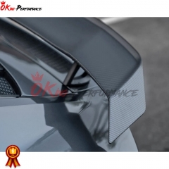 Paktechz Style Dry Carbon Fiber Rear Spoiler GT Wing For Audi R8 2016-2024