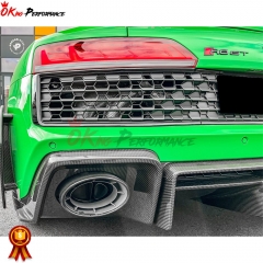 GT RWD Style Dry Carbon Fiber Rear Diffuser For Audi R8 2020-2024