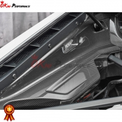 Dry Carbon Fiber Replacement Engine Bay Panel Pair For Audi R8 2016-2024