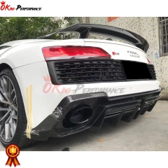 Capristo Style Dry Carbon Fiber Rear Diffuser For Audi R8 2020-2024