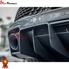 Paktechz Style Dry Carbon Fiber Rear Diffuser For Audi R8 2020-2024
