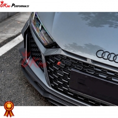 Paktechz Style Dry Carbon Fiber Front Lip For Audi R8 2020-2024