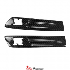 Dry Carbon Fiber Fender Emblem Cover For Nissan R35 GTR 2008-2016