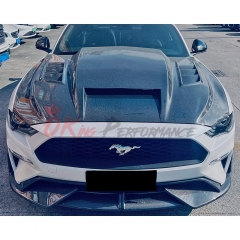 TF Style Carbon Fiber Hood For Ford Mustang 2015-2017