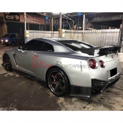 MY17 Nismo Style Half Carbon Fiber Front Bumper For Nissan R35 GTR 2008-2016