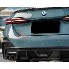 TAKD Style Dry Carbon Fiber Rear Diffuser For BMW 5 Series G60 2024-On