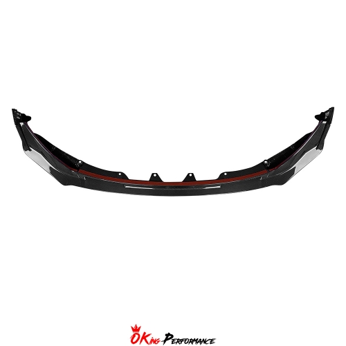 Vorsteiner Style Dry Carbon Fiber Front Lip (3pcs) For BMW G80 M3 G82 M4 2020-2024