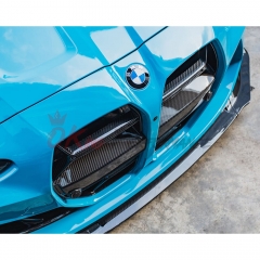 Vorsteiner Style Dry Carbon Fiber Front Lip (3pcs) For BMW G80 M3 G82 M4 2020-2024