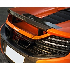 OEM Style Dry Carbon Fiber Rear Spoiler For Mclaren MP4-12C 650S 625C