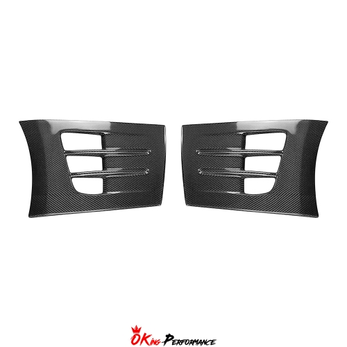 Top Secret Style Carbon Fiber Rear Fender Splitter For Nissan R35 GTR 2008-2019