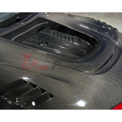 CMST Style Carbon Fiber Glass Transparent Hood For Toyota Supra MK5 A90 A91 GR 2019-2024