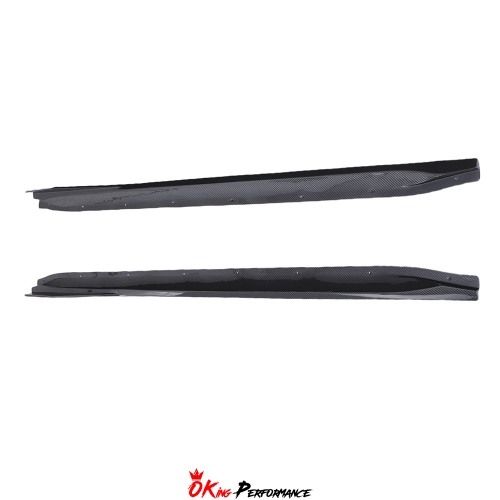 CMST Style Dry Carbon Fiber Side Skirt For BMW G82 M4 2020-2024