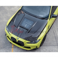 CMST Transparent Style Dry Carbon Fiber Hood For BMW G80 M3 G82 M4 2020-2024