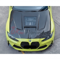 CMST Transparent Style Dry Carbon Fiber Hood For BMW G80 M3 G82 M4 2020-2024