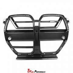 SQA ACC Style Dry Carbon Fiber Front Grille For BMW G80 81 M3 G82 G83 M4 2020-2024