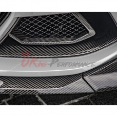 SQ Style Dry Carbon Fiber Front Bumper Air Intake Duct Vents For BMW G82 G83 M4 G80 G81 M3 2020-2024