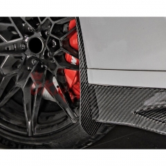 SQ Style Dry Carbon Fiber Front Mud Flaps Trim For BMW G80 G81 M3 2020-2024