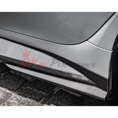 SQ Style Dry Carbon Fiber Side Skirt For BMW G80 G81 M3 2020-2024